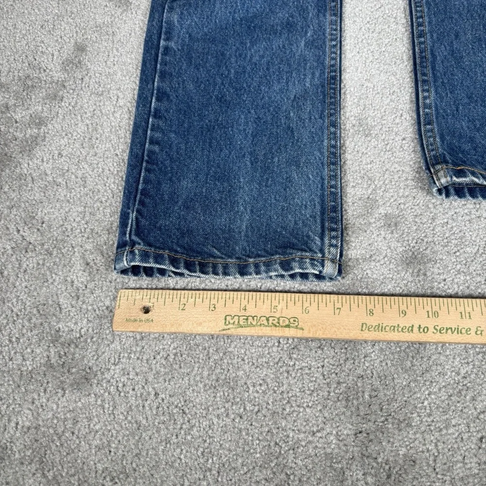 Vintage Levis 505 Jeans Regular Fit Straight Leg Blue Denim Cotton Faded 2002